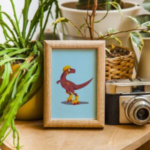 Carte dino roller